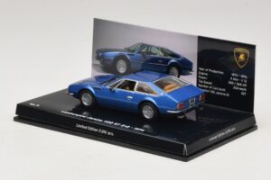 Lamborghini Jarama 400 GTS Niebieski Minichamps 1:43 436103400 Metal — zdjęcie 3 z 5