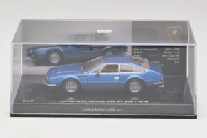 Lamborghini Jarama 400 GTS Niebieski Minichamps 1:43 436103400 Metal — zdjęcie 4 z 5