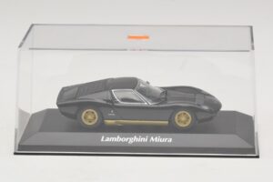 Lamborghini Miura P400 Czarny Maxichamps 1:43 940103000 Metal — zdjęcie 4 z 5