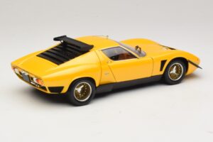 Lamborghini Miura SVR Żółty & Czarny Kyosho 1:18 08319GY Metal — zdjęcie 3 z 8