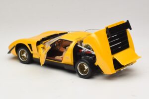 Lamborghini Miura SVR Żółty & Czarny Kyosho 1:18 08319GY Metal — zdjęcie 5 z 8