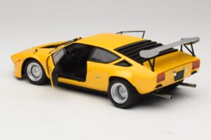 Lamborghini Urraco Rally Pearl Yellow Kyosho 1:18 08445GY Metal — zdjęcie 5 z 8