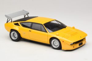 Lamborghini Urraco Rally Pearl Yellow Kyosho 1:18 08445GY Metal — zdjęcie 6 z 8