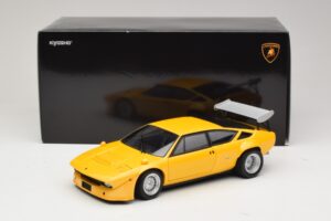 Lamborghini Urraco Rally Pearl Yellow Kyosho 1:18 08445GY Metal — zdjęcie 8 z 8