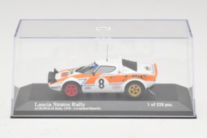 Lancia Stratos Rally #8 Livieratos / Manolis Acropolis Rally 1978 Minichamps 1:43 430781208 Metal — zdjęcie 4 z 5