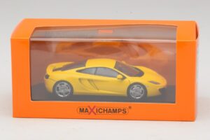 McLaren MP4-12C Żółty Maxichamps 1:43 940133020 Metal — zdjęcie 5 z 5