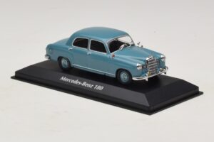 Mercedes 180 W120 Niebieski Maxichamps 1:43 940033102 Metal — zdjęcie 3 z 5