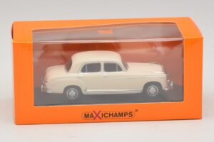 Mercedes 220 S W180 Biały Maxichamps 1:43 940033000 Metal — zdjęcie 5 z 5