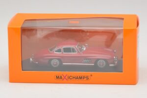 Mercedes 300 SL W198 Czerwony Maxichamps 1:43 940039001 Metal — zdjęcie 5 z 5