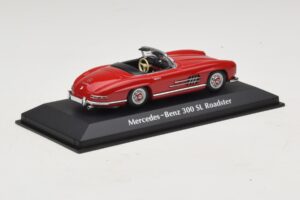 Mercedes 300 SL W198 Roadster Czerwony Maxichamps 1:43 940039031 Metal — zdjęcie 2 z 5