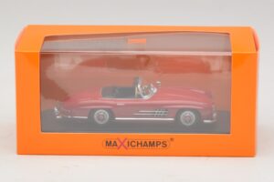 Mercedes 300 SL W198 Roadster Czerwony Maxichamps 1:43 940039031 Metal — zdjęcie 5 z 5