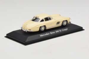 Mercedes 300 SL W198 Biały Maxichamps 1:43 940039002 Metal — zdjęcie 2 z 5