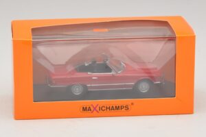 Mercedes 350 SL R107 Czerwony Maxichamps 1:43 940033432 Metal — zdjęcie 5 z 5
