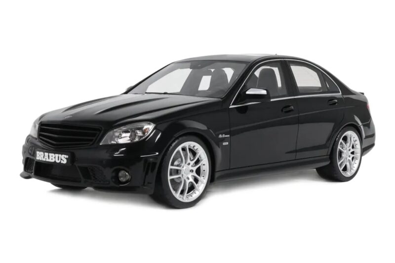 Mercedes C63 AMG W204 Brabus B63S Obsidian Black GT Spirit 1:18 GT582 Żywica