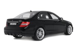 Mercedes C63 AMG W204 Brabus B63S Obsidian Black GT Spirit 1:18 GT582 Żywica — zdjęcie 2 z 5