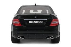Mercedes C63 AMG W204 Brabus B63S Obsidian Black GT Spirit 1:18 GT582 Żywica — zdjęcie 5 z 5