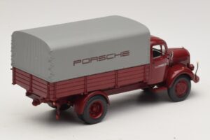 Mercedes L3500 Platforma Porsche Minichamps 1:43 439350027 Metal — zdjęcie 2 z 7