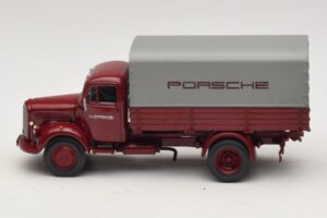Mercedes L3500 Platforma Porsche Minichamps 1:43 439350027 Metal — zdjęcie 3 z 7