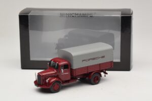 Mercedes L3500 Platforma Porsche Minichamps 1:43 439350027 Metal — zdjęcie 7 z 7