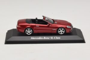 Mercedes SL R230 Czerwony Metalik Maxichamps 1:43 940037530 Metal