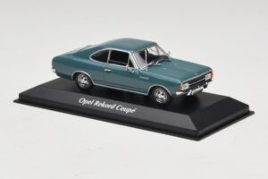 Opel Rekord C Coupe Niebieski Maxichamps 1:43 940046121 Metal — zdjęcie 3 z 5