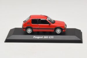 Peugeot 205 GTi Czerwony Maxichamps 1:43 940112300 Metal