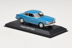 Peugeot 404 Coupe Niebieski Maxichamps 1:43 940112921 Metal — zdjęcie 3 z 5