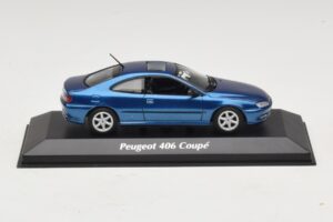 Peugeot 406 Coupe Niebieski Metalik Maxichamps 1:43 940112620 Metal