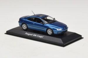 Peugeot 406 Coupe Niebieski Metalik Maxichamps 1:43 940112620 Metal — zdjęcie 3 z 5