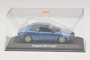 Peugeot 406 Coupe Niebieski Metalik Maxichamps 1:43 940112620 Metal — zdjęcie 4 z 5