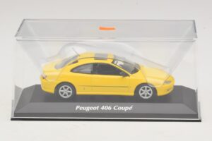 Peugeot 406 Coupe Żółty Maxichamps 1:43 940112621 Metal — zdjęcie 4 z 5