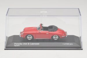 Porsche 356 B Kabriolet Czerwony Minichamps 1:43 400064331 Metal — zdjęcie 4 z 5