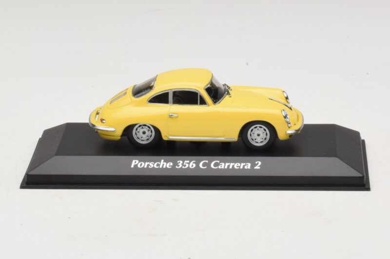 Porsche 356C Carrera 2 Żółty Maxichamps 1:43 940062361 Metal