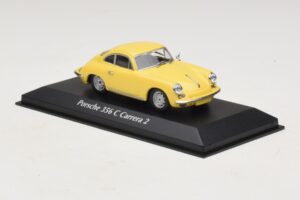 Porsche 356C Carrera 2 Żółty Maxichamps 1:43 940062361 Metal — zdjęcie 3 z 5