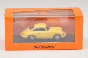 Porsche 356C Carrera 2 Żółty Maxichamps 1:43 940062361 Metal — zdjęcie 5 z 5