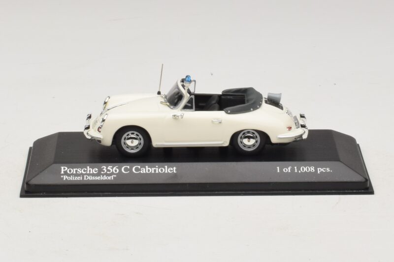 Porsche 356C Kabriolet Polizei Dusseldorf Minichamps 1:43 430062391 Metal