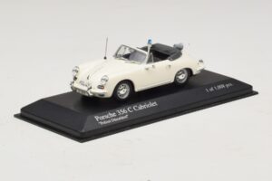Porsche 356C Kabriolet Polizei Dusseldorf Minichamps 1:43 430062391 Metal — zdjęcie 2 z 5