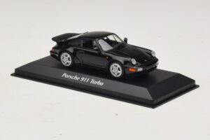 Porsche 911 964 Turbo Czarny Maxichamps 1:43 940069101 Metal — zdjęcie 3 z 5