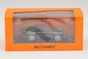 Porsche 911 964 Turbo Czarny Maxichamps 1:43 940069101 Metal — zdjęcie 5 z 5