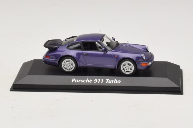 Porsche 911 964 Turbo Fioletowy Metalik Maxichamps 1:43 Porsche 911 964 Turbo Fioletowy Metalik Maxichamps 1:43 940069100 Metal