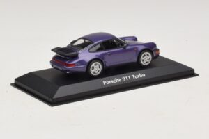 Porsche 911 964 Turbo Fioletowy Metalik Maxichamps 1:43 940069100 Metal — zdjęcie 2 z 5