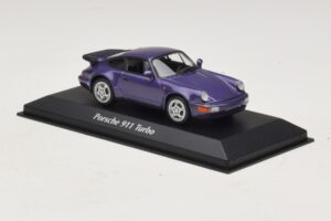 Porsche 911 964 Turbo Fioletowy Metalik Maxichamps 1:43 940069100 Metal — zdjęcie 3 z 5