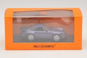 Porsche 911 964 Turbo Fioletowy Metalik Maxichamps 1:43 940069100 Metal — zdjęcie 5 z 5