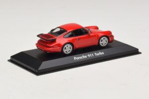Porsche 911 964 Turbo Czerwony Maxichamps 1:43 940069102 Metal — zdjęcie 2 z 5