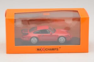 Porsche 911 964 Turbo Czerwony Maxichamps 1:43 940069102 Metal — zdjęcie 5 z 5