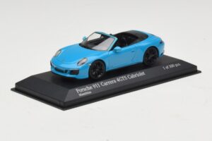 Porsche 911 991.1 Carrera 4 GTS Kabriolet Niebieski Minichamps 1:43 410067332 Metal — zdjęcie 2 z 5