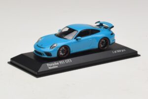 Porsche 911 991.1 GT3 Niebieski Minichamps 1:43 410066022 Metal — zdjęcie 2 z 5