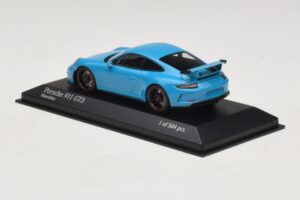 Porsche 911 991.1 GT3 Niebieski Minichamps 1:43 410066022 Metal — zdjęcie 3 z 5