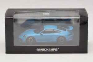 Porsche 911 991.1 GT3 Niebieski Minichamps 1:43 410066022 Metal — zdjęcie 5 z 5