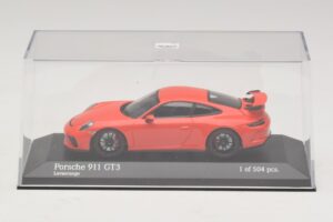 Porsche 911 991.1 GT3 Pomarańczowy Minichamps 1:43 410066024 Metal — zdjęcie 4 z 5